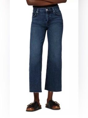 Hudson Jeans Rosie Wide Leg Ankle Raw Hem – 31 – Lakeside – Like new
